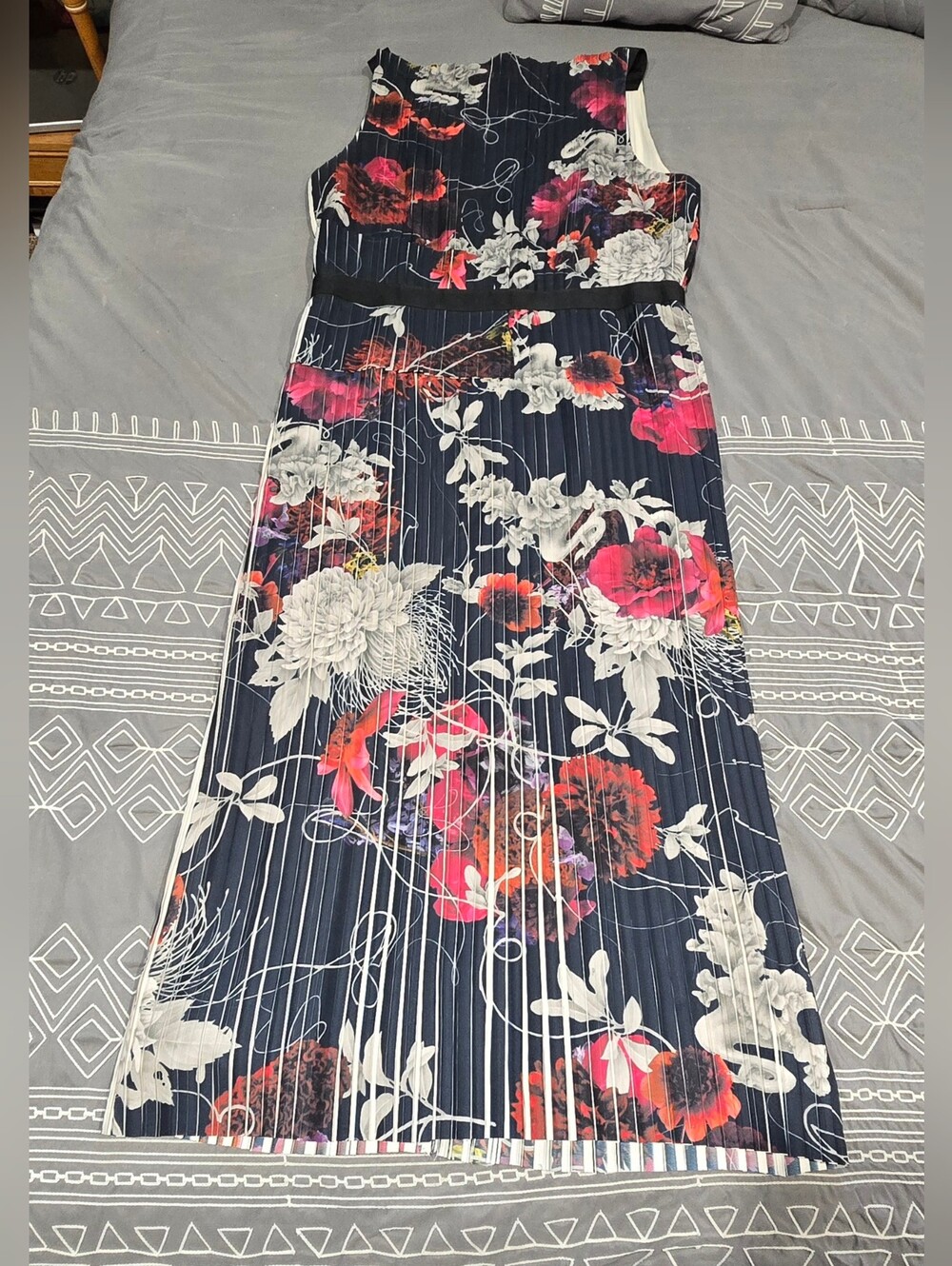Jason Wu Collection Fall 2021 Sleeveless Pleated Maxi Dress Size 12